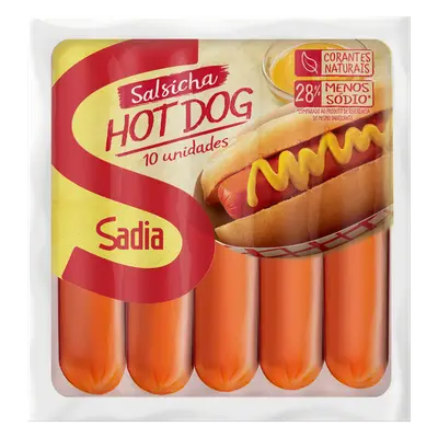 SADIA REFRIGERADOS SALSICHA HOT DOG RESFRIADA 500G