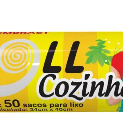 BOMPACK SACO LIXO 34X40 CM COZINHA 50UN