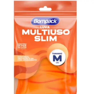 LUVA BOMPACK LARANJA SLIM M