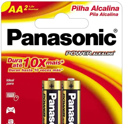 PANASONIC PILHA AA2 POWER ALKALINE