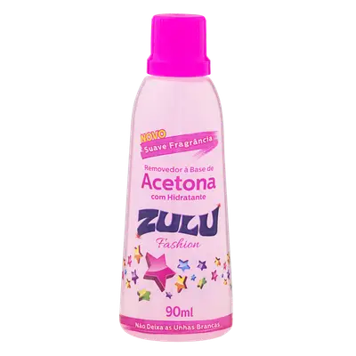 REMOV DE ESMALTE ZULU C/ACET+HIDR 90ML