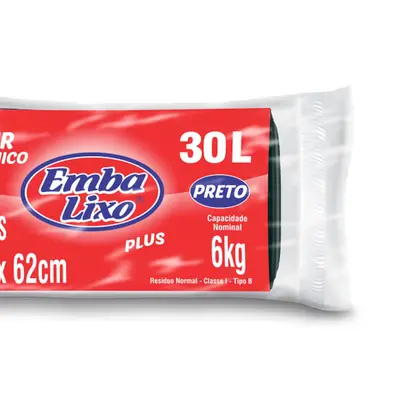 SACOS PARA LIXO EMBALIXO 30L 50UN