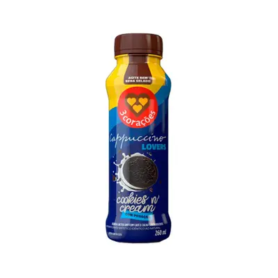 3CORAÇOES CAPPUCCINO COOKIES 260ML