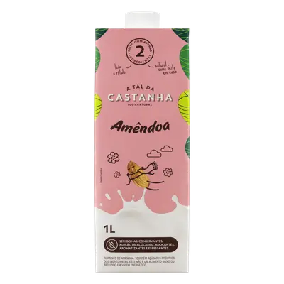 A TAL DA CASTANHA BEBIDA AMENDOA 1L