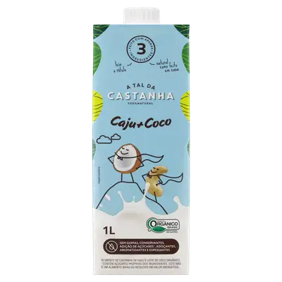 A TAL DA CASTANHA BEBIDA CAJU+COCO 1L