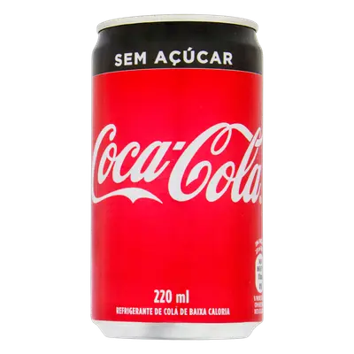 COCA COLA LATA SEM AÇUCAR 220ML