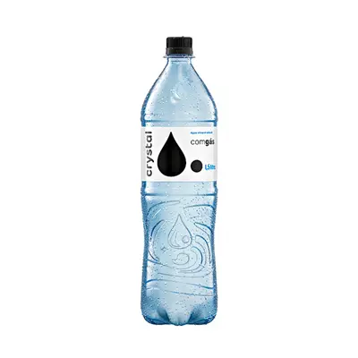 CRYSTAL AGUA COM GAS 1,5L