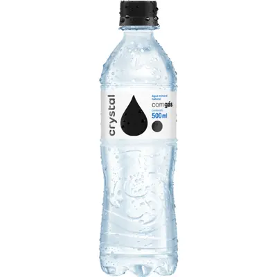 CRYSTAL AGUA COM GAS 500ML