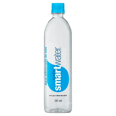 GLACEAU SMARTWATER PET 591ML COM GAS