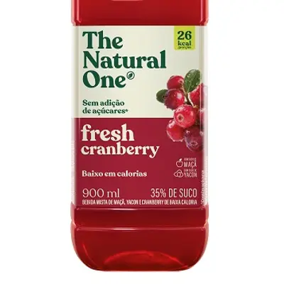NATURAL ONE CRANBERRY 35% SUCO 900ML