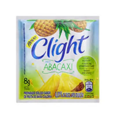 REFRESCO EM PO CLIGHT ABACAXI 8G RENDE1L