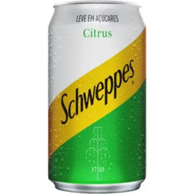 SCHWEPPES LATA CITRUS SEM AÇUCAR LATA 350ML