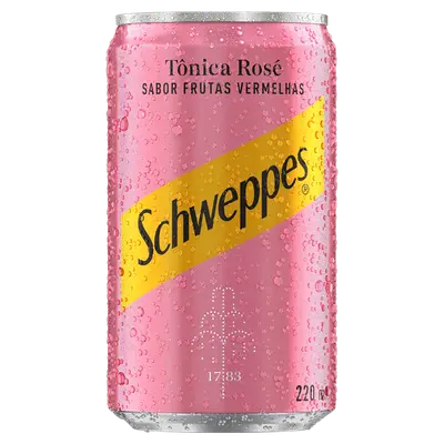 SCHWEPPES LATA FRUTAS VERMELHAS 220ML