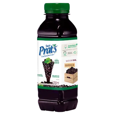 SUCO PRATS UVA PET 300ML