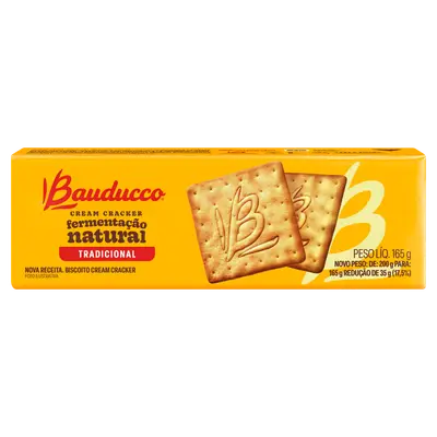 BAUDUCCO BISCOITO CREAM CRACKER 165G