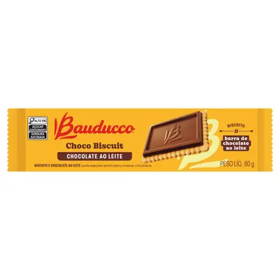 BAUDUCCO CHOCOBISCUIT AO LEITE 80G