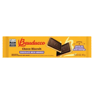 BAUDUCCO CHOCOBISCUIT MEIO AMARGO 80G