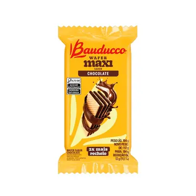 BAUDUCCO WAFER MAXI CHOCOLATE 104G