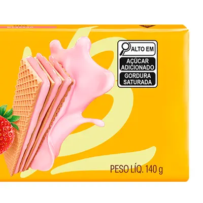 BAUDUCCO WAFER MORANGO 140G