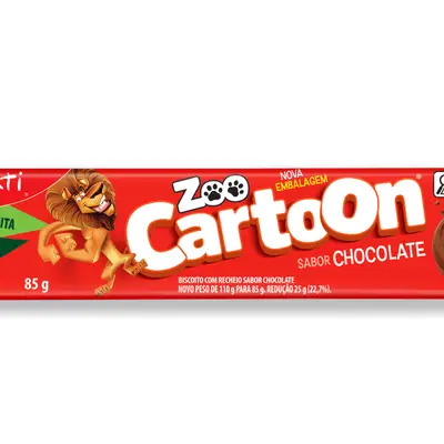 PARATI BISCOITO CHOCOL ZOO CARTOON 85GR