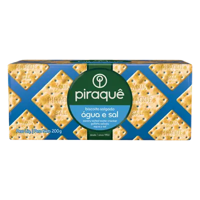 PIRAQUE AGUA E SAL 184G