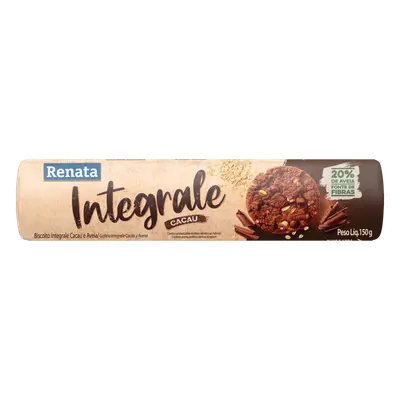 RENATA BISCOITO INTEGRALE CACAU 150G