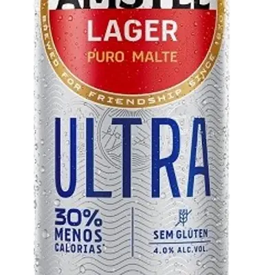 AMSTEL CERVEJA ULTRA SEM GLUTEN 350ML