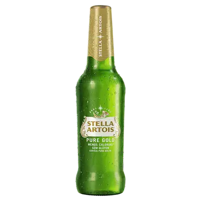 STELLA  ARTOIS LONG NECK PURE GOLD 330ML