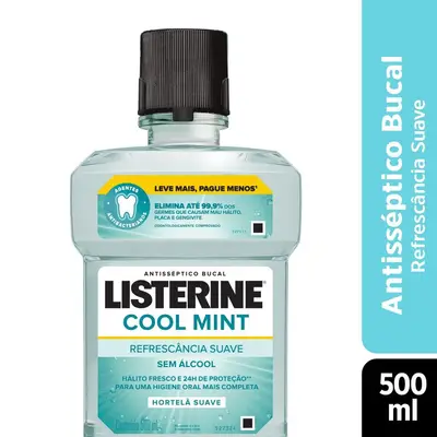 ANTISSEPTICO BUCAL LISTERINE COOL MINT 500ML