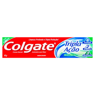 COLGATE CREME DENTAL TRIPLA AÇAO MENTA 90G