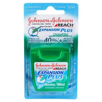 FIO DENTAL J&J REACH MENTA 50M
