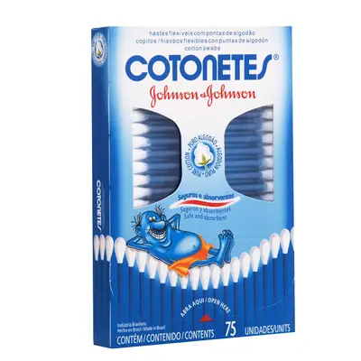 JOHNSONS HASTES FLEXIVEIS COTONETES 75UN