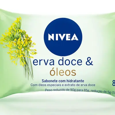 NIVEA SABONETE ERVA DOCE E OLEOS 85G