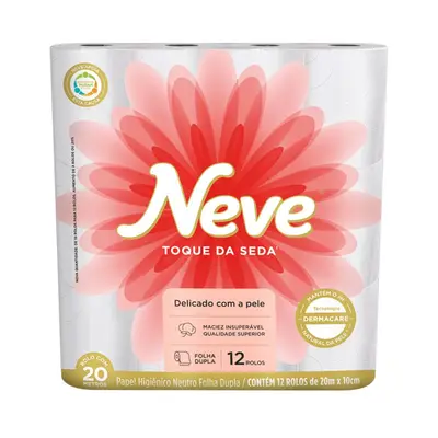 PAPEL HIGIENICO NEVE FD 12 ROLOS 20M