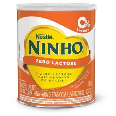 COMPOSTO LACTEO NESTLE NINHO ZERO LACTOSE 380G