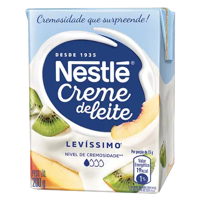 CREME DE LEITE NESTLE CAIXA LEVISSIMO 200G