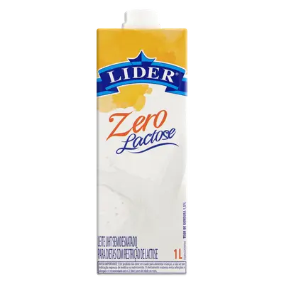 LIDER LEITE LONGA VIDA UTH ZERO LAC SEMIDES 1L