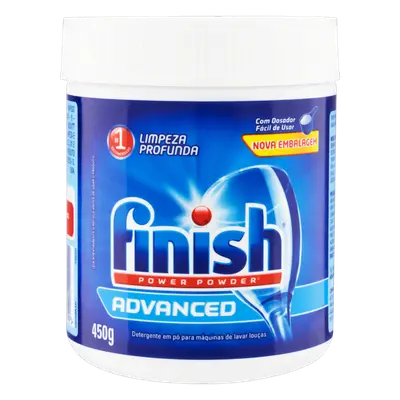 FINISH LAVA LOCA EM PO MAQ LAVAR 450G