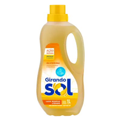 GIRANDO SOL LAVA ROUPAS GLICERINA 1L