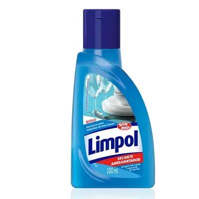 LIMPOL DETERGENTE PARA MAQUINA SECANTE ABRILHANTADOR LIMPOL 100ML