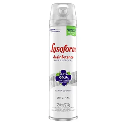 LYSOFORM DESINFETANTE AEROSOL ORIGINAL 360ML