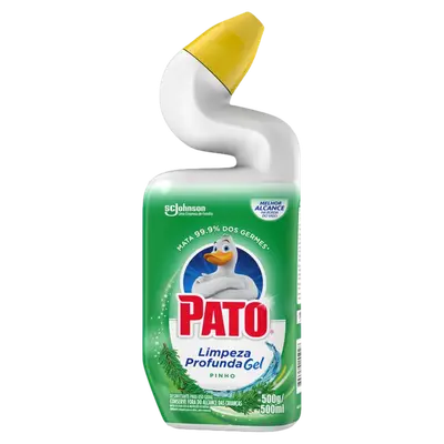 PATO DESINFETANTE LIMPEZA PROFUNDA GEL PINHO 500ML