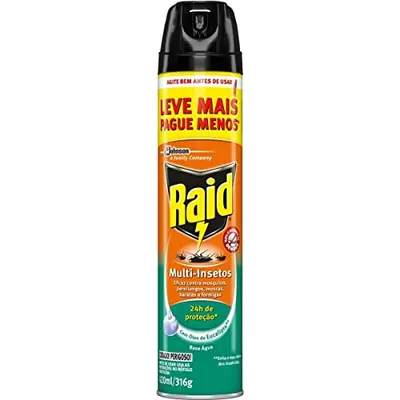 RAID INSETICIDA C/OLEO DE EUCALIPTO 420ML