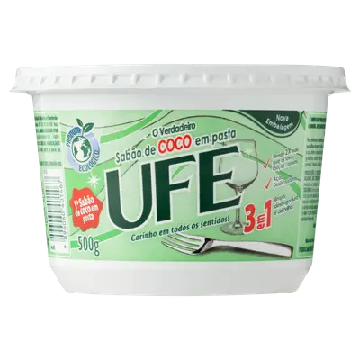 UFE SABAO EM PASTA COCO 500G