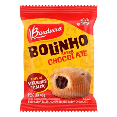BAUDUCCO BOLINHO BAUNILHA/CHOCOLATE 40G