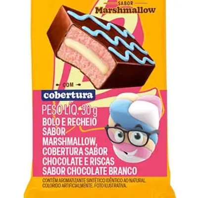 BAUDUCCO BOLINHO FINI MARSHMALLOW 30G