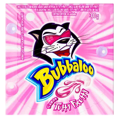 CHICLETE DE BOLA BUBBALOO TUTTI-FRUTTI 5G