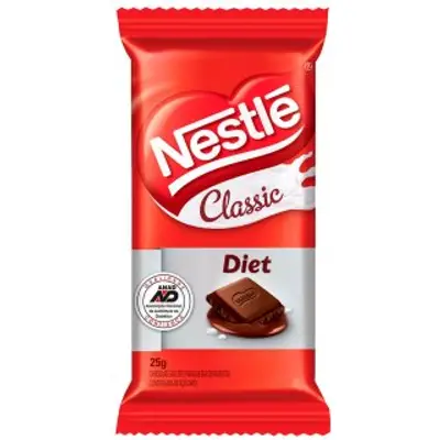 CHOCOLATE NESTLE CLASSIC DIET 25G