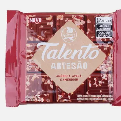 CHOCOLATE TALENTO ARTESAO 75G