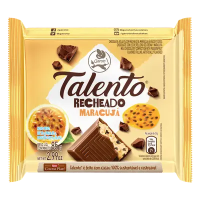 CHOCOLATE TALENTO MARACUJA 85G